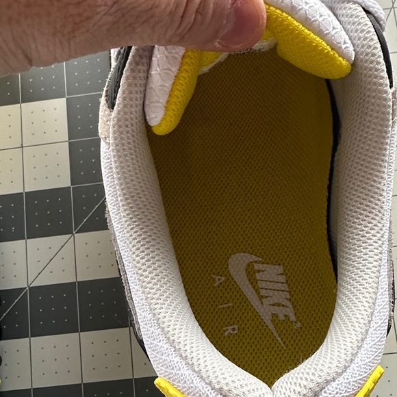 Nike Air Max Sneakers - White, Black, Yellow - Picture 8 of 14